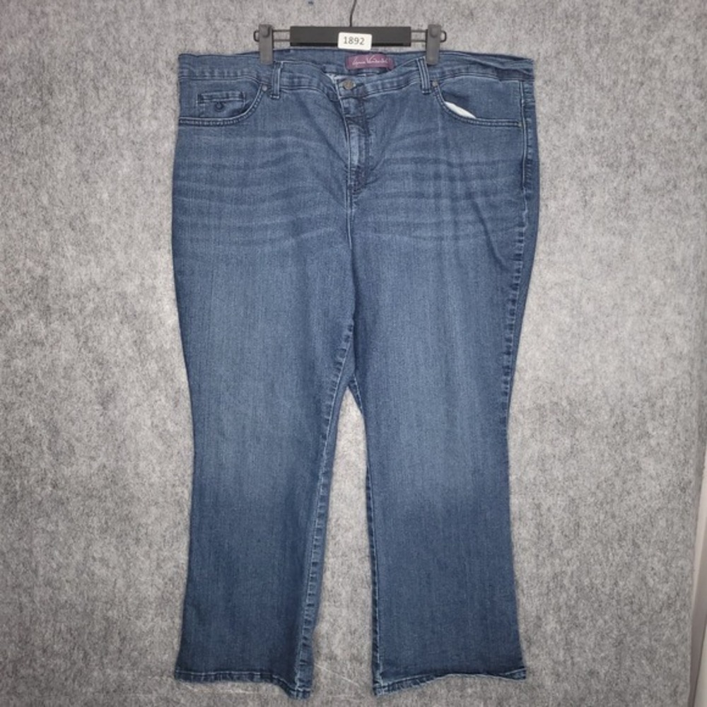 Gloria‎ Vanderbilt Amanda Jeans Womens 24WS Plus Size Denim Blue